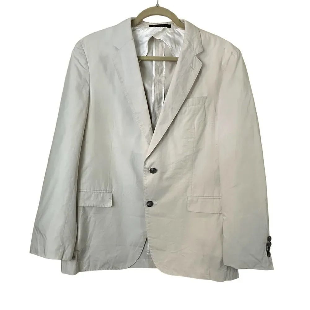 Boss Hugo Boss Slim Fit White Blazer Size 42R